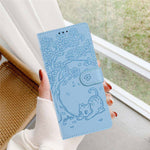 For Xiaomi Redmi Note 17 Pro+ 5G / Note 17 Pro Max 5G Stand Case Tree-and-Cat Pattern PU Leather Wallet Protective Phone Cover with Wrist Strap