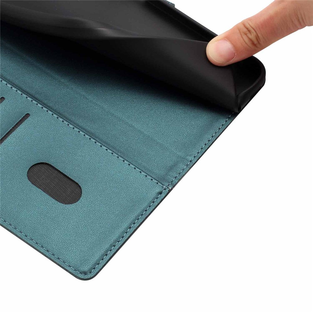 For Xiaomi Redmi 17 4G / 5G Stand Case Tree-and-Cat Pattern PU Leather Wallet Protective Phone Cover with Wrist Strap