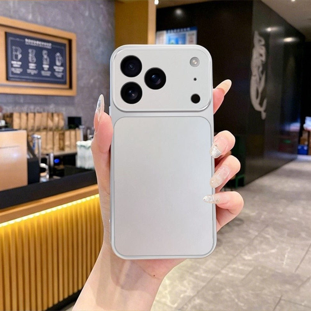 Soft Phone Case for iPhone 18 Pro Max / 17 Pro Max Metallic Painted TPU + PC Mobile Back Cover