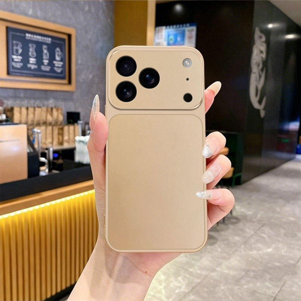 Soft Phone Case for iPhone 18 Pro Max / 17 Pro Max Metallic Painted TPU + PC Mobile Back Cover