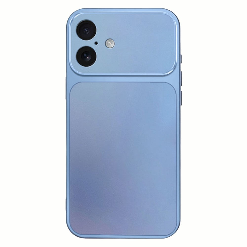 Soft Phone Case for iPhone 17 Pro Metallic Painted TPU + PC Mobile Back Cover