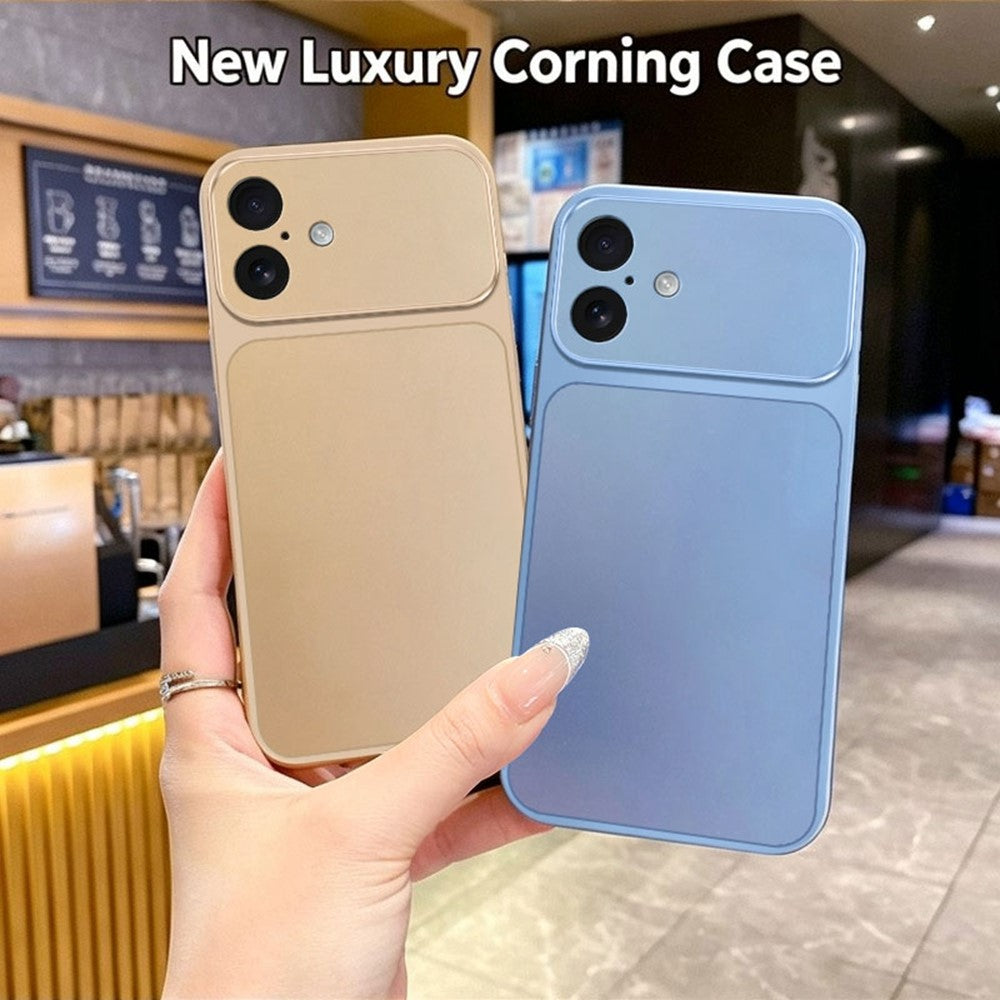 Soft Phone Case for iPhone 17 Pro Metallic Painted TPU + PC Mobile Back Cover