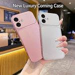 Soft Phone Case for iPhone 17 Pro Metallic Painted TPU + PC Mobile Back Cover
