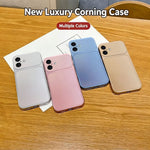 Soft Phone Case for iPhone 17 Pro Metallic Painted TPU + PC Mobile Back Cover
