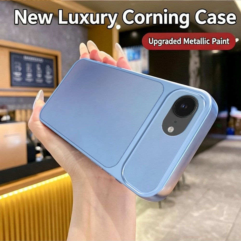 Soft Phone Case for iPhone 17e / 16e Metallic Painted TPU + PC Mobile Back Cover