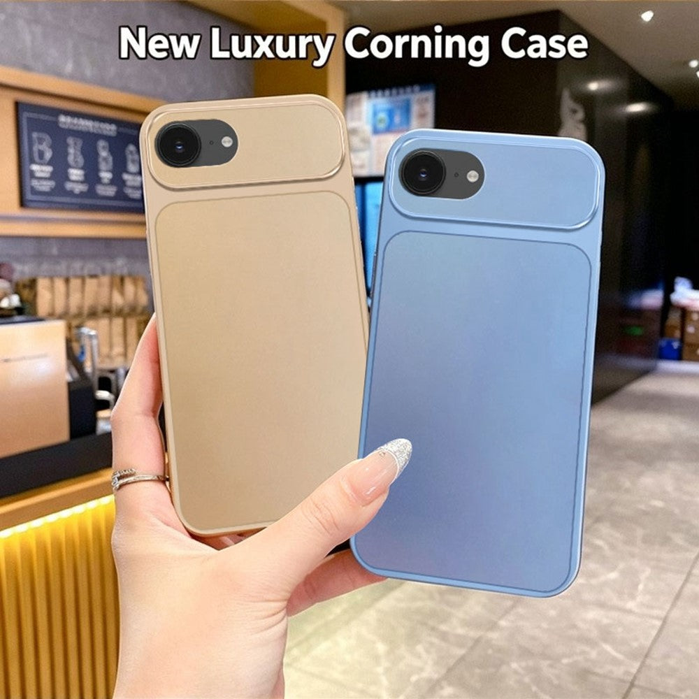 Soft Phone Case for iPhone 17e / 16e Metallic Painted TPU + PC Mobile Back Cover
