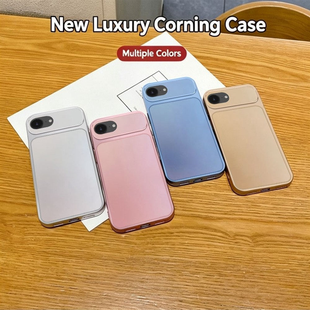 Soft Phone Case for iPhone 17e / 16e Metallic Painted TPU + PC Mobile Back Cover