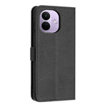 For Xiaomi Redmi Note 17 Pro 5G Wallet Case Litchi Texture Leather Flip Cover with Card Slots and Hand Strap