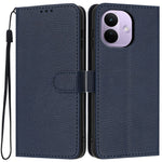 For Xiaomi Redmi Note 17 Pro 5G Wallet Case Litchi Texture Leather Flip Cover with Card Slots and Hand Strap