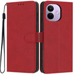 For Xiaomi Redmi Note 17 Pro 5G Wallet Case Litchi Texture Leather Flip Cover with Card Slots and Hand Strap