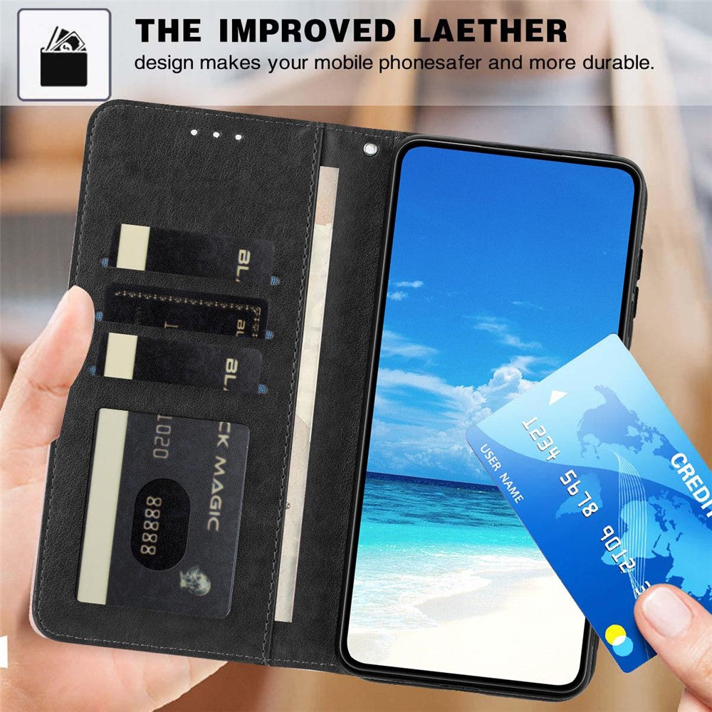 For Xiaomi Redmi Note 17 Pro+ 5G / Note 17 Pro Max 5G Wallet Case Litchi Texture Leather Flip Cover with Card Slots and Hand Strap