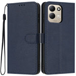 For Xiaomi Redmi 17 4G / 5G Wallet Case Litchi Texture Leather Flip Cover with Card Slots and Hand Strap
