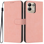 For Xiaomi Redmi 17 4G / 5G Wallet Case Litchi Texture Leather Flip Cover with Card Slots and Hand Strap