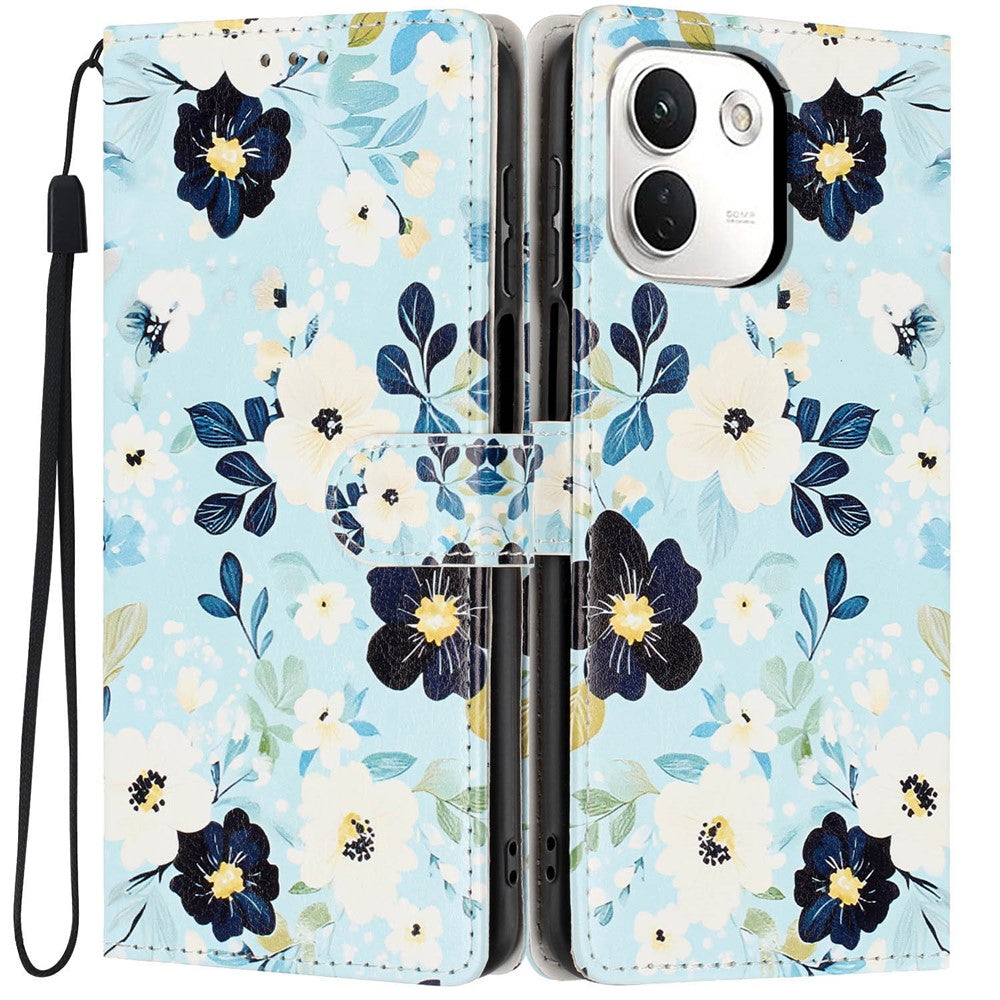 For Xiaomi Redmi Note 17 Pro+ 5G / Note 17 Pro Max 5G Wallet Case Pattern Printing PU Leather Stand Flip Phone Cover with Wrist Strap