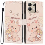 For Xiaomi Redmi 17 4G / 5G Wallet Case Pattern Printing PU Leather Stand Flip Phone Cover with Wrist Strap