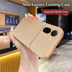 Soft Phone Case for Xiaomi Redmi A7 Pro 4G (171.56mm)  /  A7 Pro 5G  /  Poco C85x 5G  /  C81 4G Metallic Painted TPU + PC Mobile Back Cover