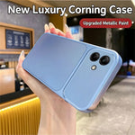 Blødt telefoncover til Samsung Galaxy A07 4G / A07 5G / A08 5G / A08 4G metallisk malet TPU + PC mobilbagcover