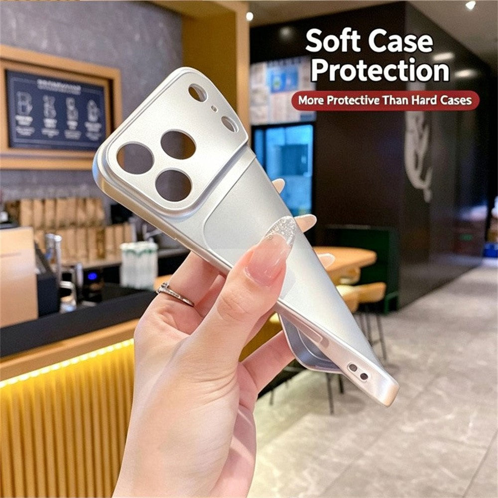Blødt telefoncover til Samsung Galaxy A36 5G / A56 5G metallisk malet TPU + PC mobilbagcover