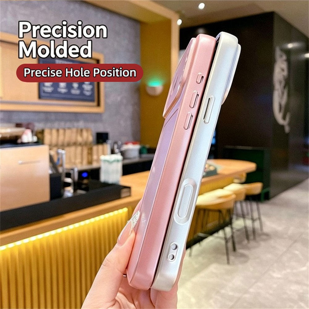 Blødt telefoncover til Samsung Galaxy A36 5G / A56 5G metallisk malet TPU + PC mobilbagcover