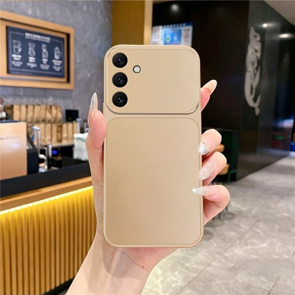 Blødt telefoncover til Samsung Galaxy A36 5G / A56 5G metallisk malet TPU + PC mobilbagcover