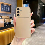 Soft Phone Case for Samsung Galaxy A37 5G Metallic Painted TPU + PC Mobile Back Cover