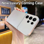 Soft Phone Case for Samsung Galaxy S26 Ultra Metallic Painted TPU + PC Mobile Back Cover