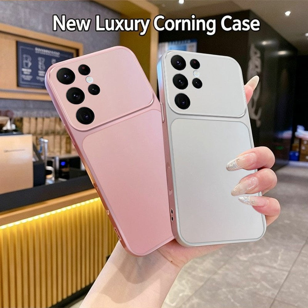 Soft Phone Case for Samsung Galaxy S26 Ultra Metallic Painted TPU + PC Mobile Back Cover