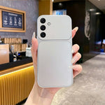 Soft Phone Case for Samsung Galaxy A27 5G Metallic Painted TPU + PC Mobile Back Cover