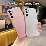 Soft Phone Case for Samsung Galaxy A27 5G Metallic Painted TPU + PC Mobile Back Cover