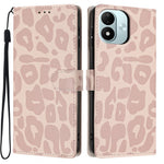 Xiaomi Redmi Note 17 4G (Global) / Note 17 5G (Global) / Note 17 (Indien/Kina) 5G-skal, leopardmönster, plånboksfodral, läderfodral med handledsrem