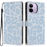 For Xiaomi Redmi Note 17 Pro 5G Case Leopard Print Wallet Stand Flip Leather Phone Cover with Wrist Strap