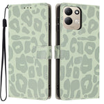 For Xiaomi Redmi 17 4G / 5G Case Leopard Print Wallet Stand Flip Leather Phone Cover with Wrist Strap