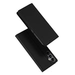 DUX DUCIS Skin Pro Series PU Leather Stand Case for Samsung Galaxy A34 5G, Magnetic Closure Card Holder Stand Folio Flip Phone Cover