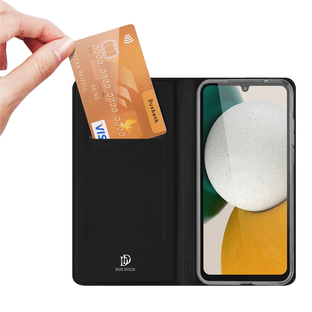 DUX DUCIS Skin Pro Series PU Leather Stand Case for Samsung Galaxy A34 5G, Magnetic Closure Card Holder Stand Folio Flip Phone Cover