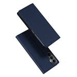 DUX DUCIS Skin Pro Series PU-läderfodral till Samsung Galaxy A34 5G, magnetisk stängning, korthållare, stativ, folio-flipfodral
