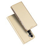 DUX DUCIS Skin Pro Series PU-läderfodral till Samsung Galaxy A34 5G, magnetisk stängning, korthållare, stativ, folio-flipfodral