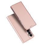 DUX DUCIS Skin Pro Series PU-läderfodral till Samsung Galaxy A34 5G, magnetisk stängning, korthållare, stativ, folio-flipfodral