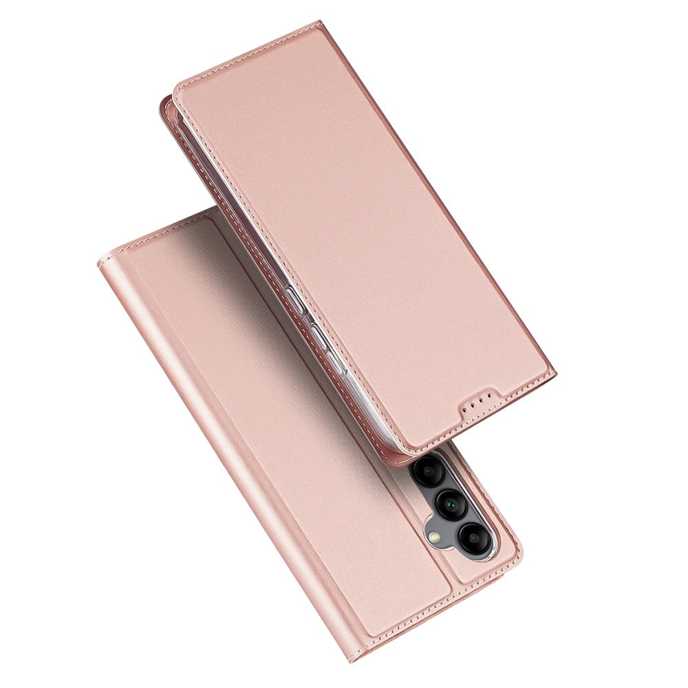 DUX DUCIS Skin Pro Series PU-läderfodral till Samsung Galaxy A34 5G, magnetisk stängning, korthållare, stativ, folio-flipfodral