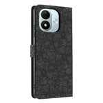 For Xiaomi Redmi Note 17 4G (Global) / Note 17 5G (Global) / Note 17 (India / China) 5G Case Cherry Blossom Pattern Leather Wallet Stand Phone Cover with Wrist Strap