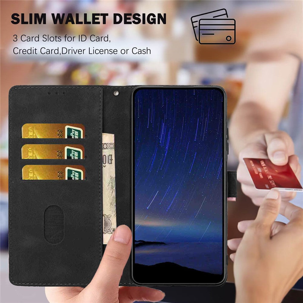 For  Xiaomi Redmi Note 17 Pro 5G  Case Cherry Blossom Pattern Leather Wallet Stand Phone Cover with Wrist Strap