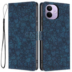 For  Xiaomi Redmi Note 17 Pro 5G  Case Cherry Blossom Pattern Leather Wallet Stand Phone Cover with Wrist Strap