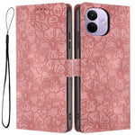 For  Xiaomi Redmi Note 17 Pro 5G  Case Cherry Blossom Pattern Leather Wallet Stand Phone Cover with Wrist Strap