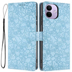 For  Xiaomi Redmi Note 17 Pro 5G  Case Cherry Blossom Pattern Leather Wallet Stand Phone Cover with Wrist Strap