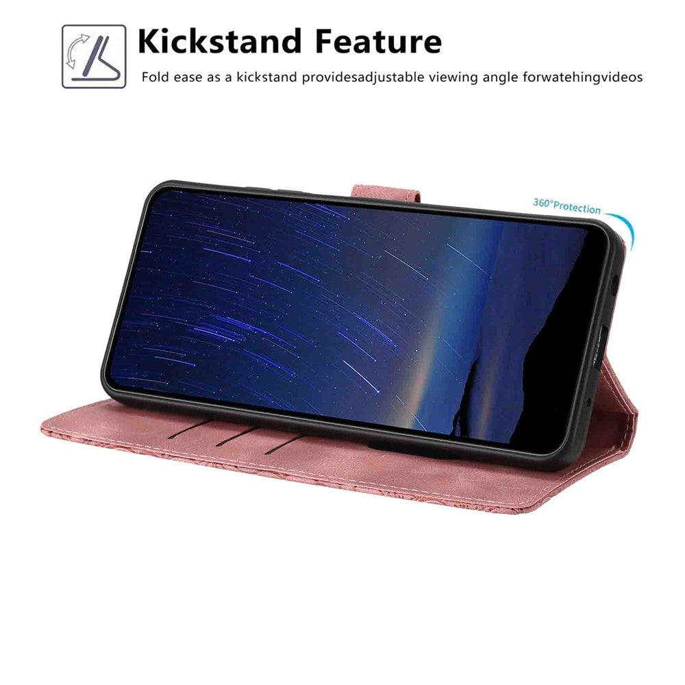 For Xiaomi Redmi Note 17 Pro+ 5G / Note 17 Pro Max 5G Case Cherry Blossom Pattern Leather Wallet Stand Phone Cover with Wrist Strap