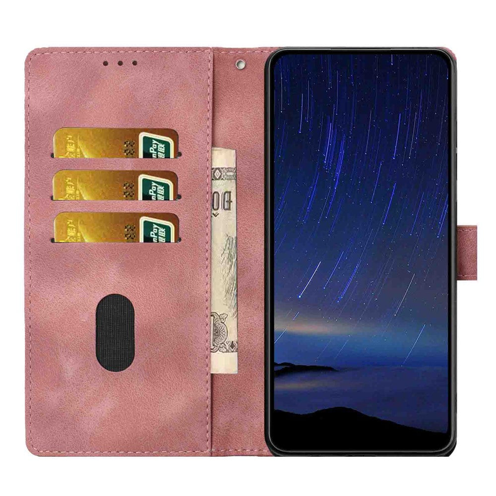 For Xiaomi Redmi Note 17 Pro+ 5G / Note 17 Pro Max 5G Case Cherry Blossom Pattern Leather Wallet Stand Phone Cover with Wrist Strap