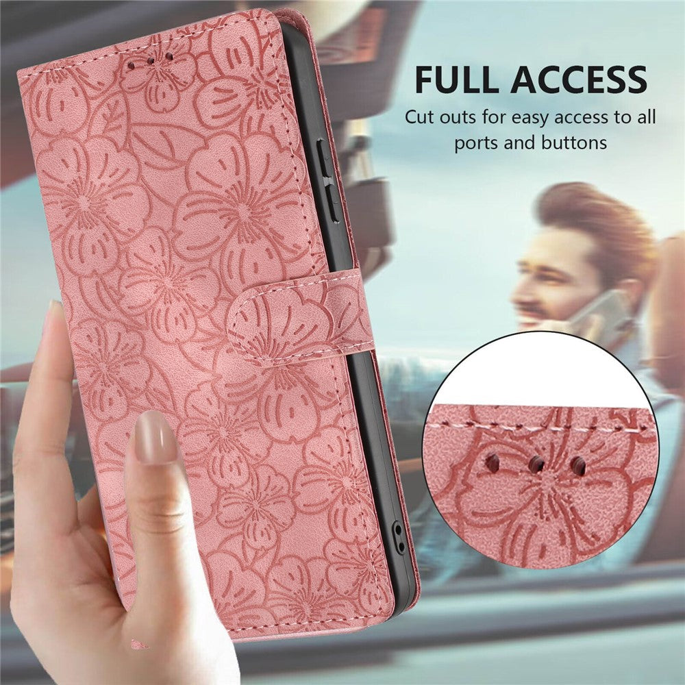 For Xiaomi Redmi Note 17 Pro+ 5G / Note 17 Pro Max 5G Case Cherry Blossom Pattern Leather Wallet Stand Phone Cover with Wrist Strap