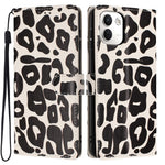 For Xiaomi Redmi Note 17 Pro+ 5G / Note 17 Pro Max 5G Case Leopard Print Wallet Stand Flip Leather Phone Cover with Wrist Strap