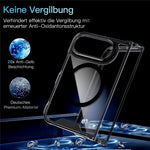 For iPhone Fold Magnetic Case TPU + Acrylic Clear Back Phone Cover