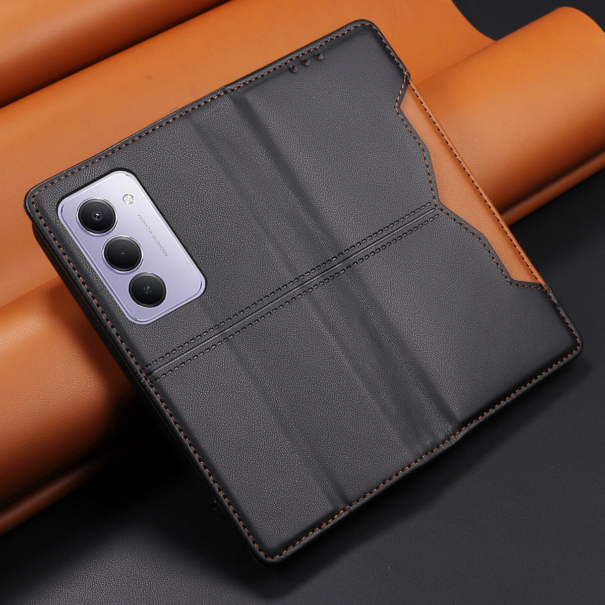 For Xiaomi Redmi 15 4G (169mm) / Xiaomi Redmi Note 15R / Xiaomi Redmi 15 5G (Global) (169mm) Wallet Case External Card Slot Magnetic Closing Leather Phone Cover