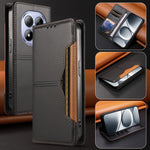 For Xiaomi Redmi Note 15 Pro 5G (Global) Wallet Case External Card Slot Magnetic Closing Leather Phone Cover